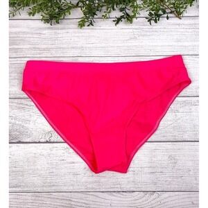 NEW Womens Hot Pink Classic Bikini Bottom 3XL